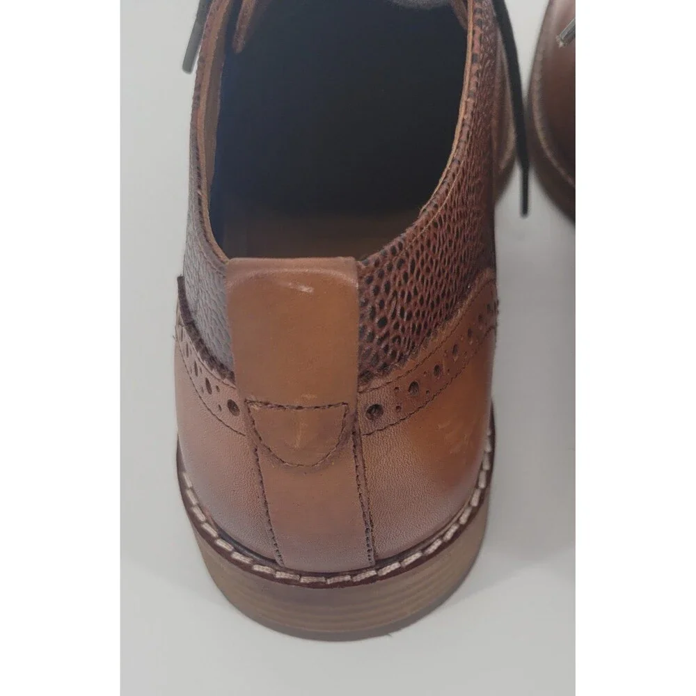 Thomas and Vine Genuine Leather Dress Shoes Mens Size 10